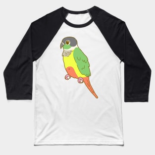 Yellow Sided Green Cheek Conure Baseball T-Shirt